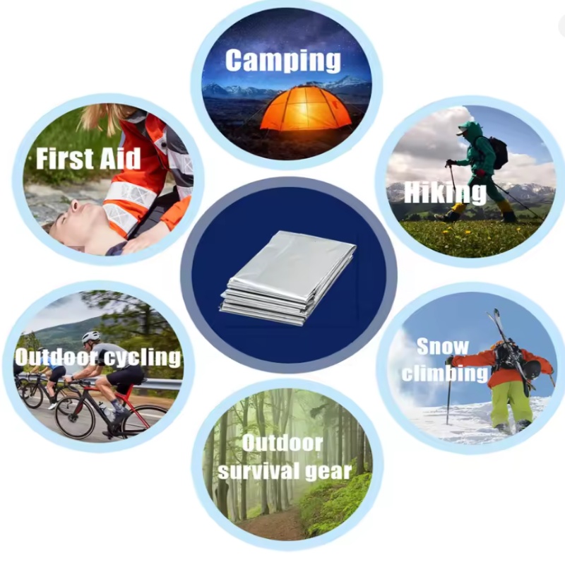 Emergency Mylar Tent - Tente de survie d'urgence portable pour